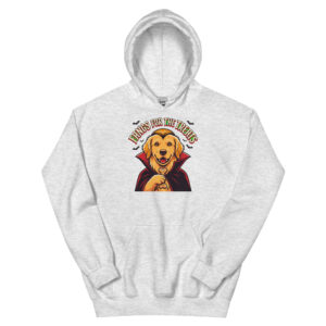 Fangs for the Treats Vampire Dog Halloween Hoodie β Men's / Unisex