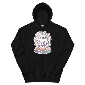Ghoul's Best Friend Ghost Dog Halloween Hoodie – Men's / Unisex