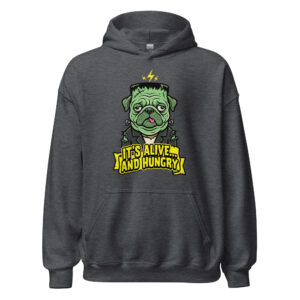 It's Alive... and Hungry Frankenpug Halloween Hoodie – Men's / Unisex