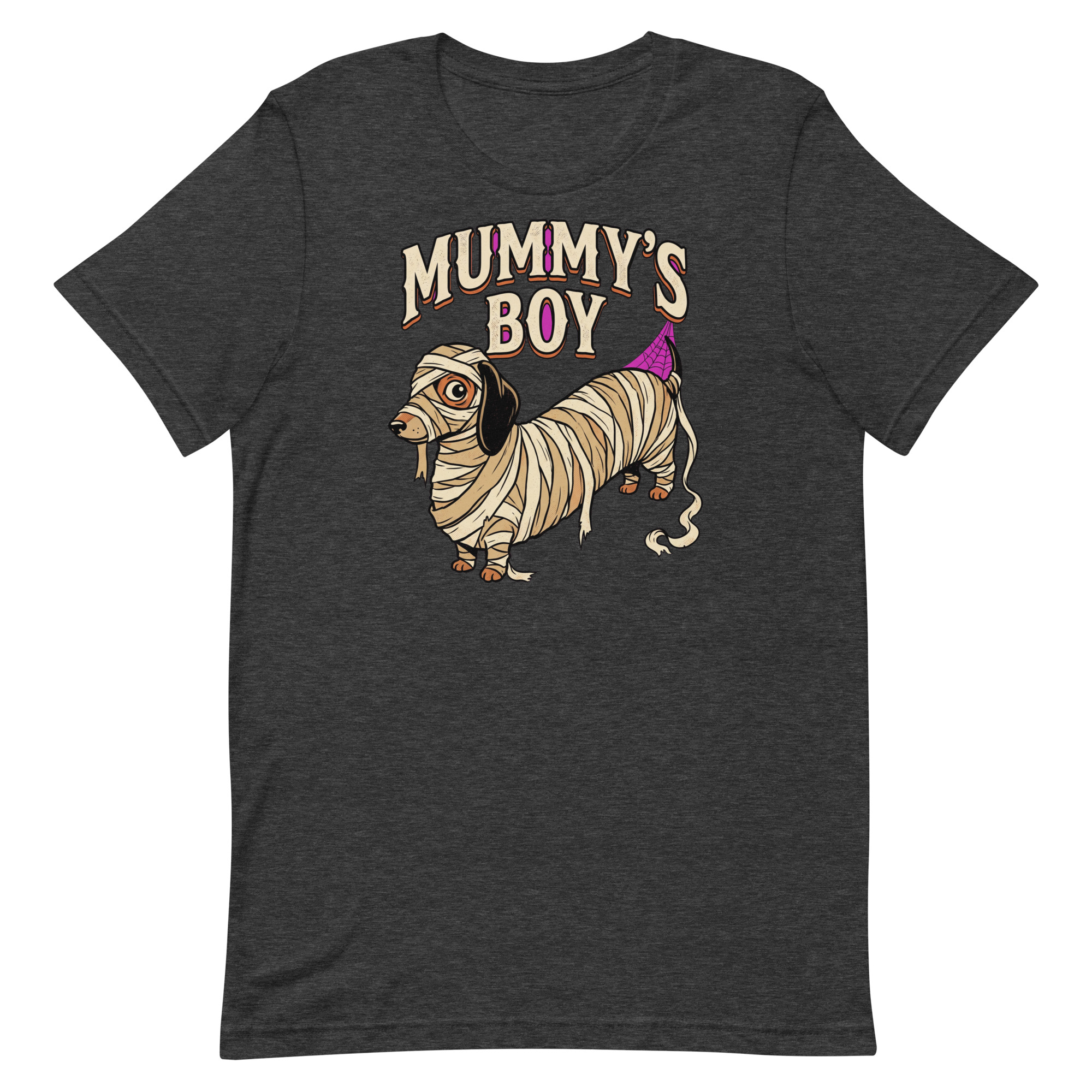 Mummy's Boy Dachshund Halloween T-Shirt β Men's / Unisex - Image 6