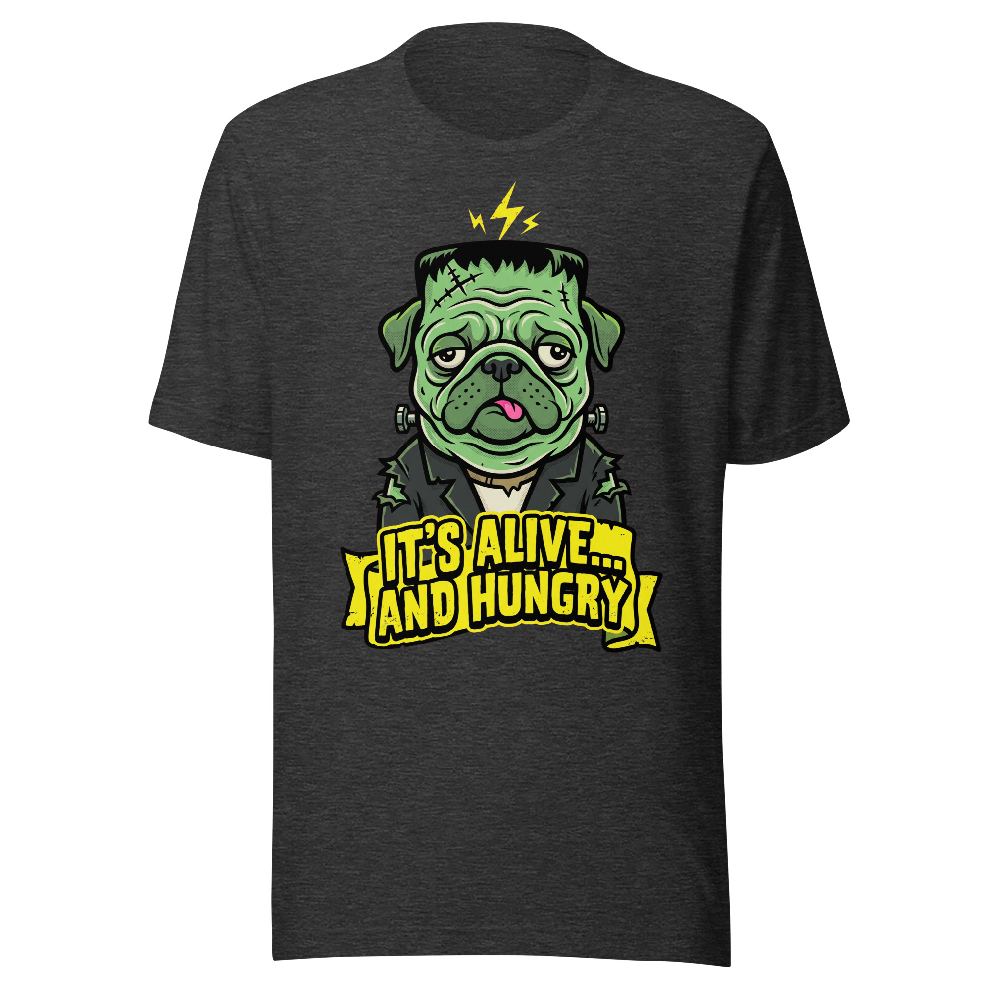 It's Alive... and Hungry Frankenpug Halloween T-Shirt โ Men's / Unisex
