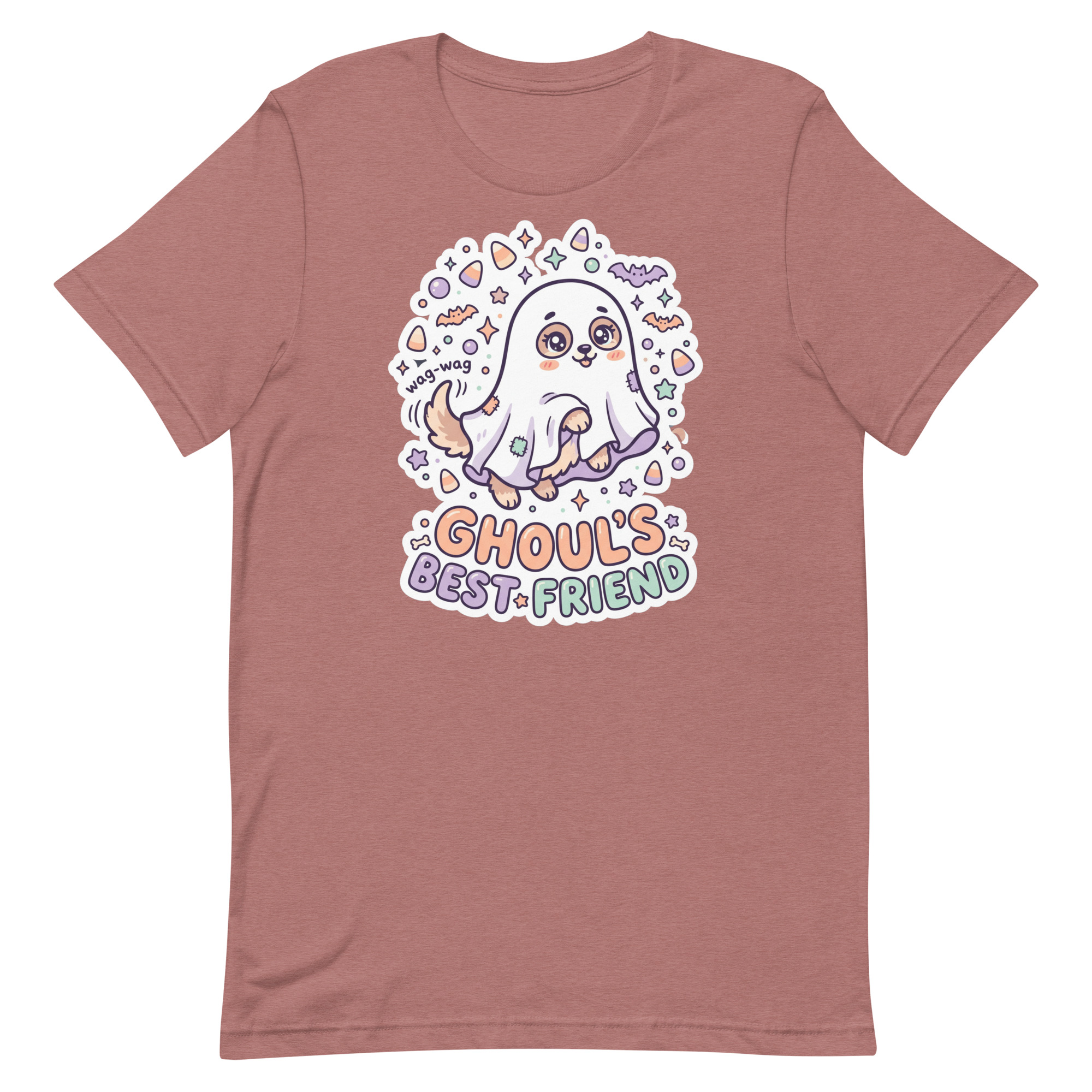 Ghoul's Best Friend Ghost Dog Halloween T-Shirt โ Men's / Unisex - Image 6