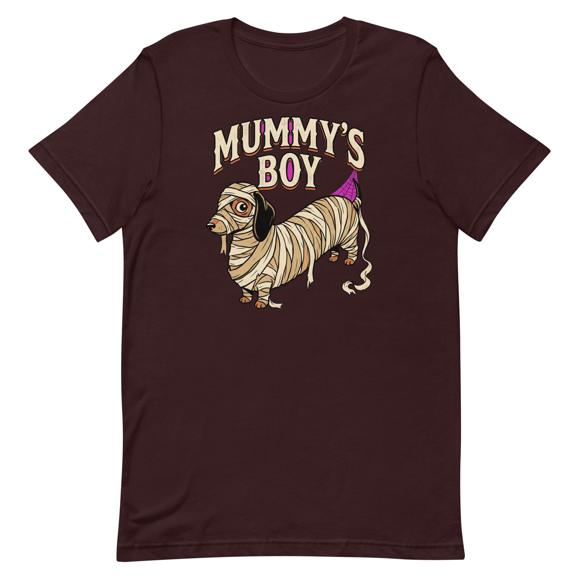 Mummy's Boy Dachshund Halloween T-Shirt β Men's / Unisex - Image 3