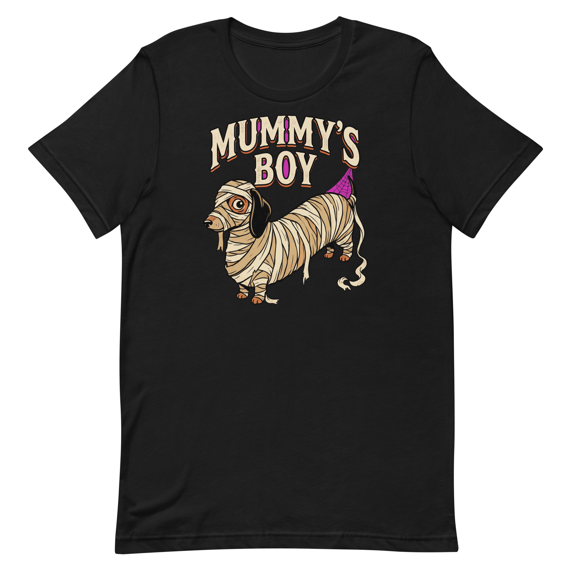 Mummy's Boy Dachshund Halloween T-Shirt β Men's / Unisex - Image 5