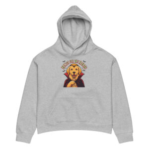 Fangs for the Treats Vampire Dog Halloween Hoodie β Women's Relaxed Fit