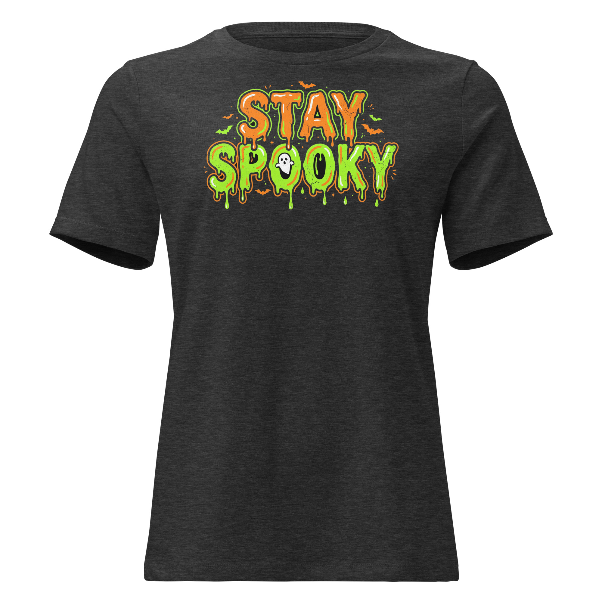 Stay Spooky Slime Halloween T-Shirt โ Women's Relaxed Fit - Image 2